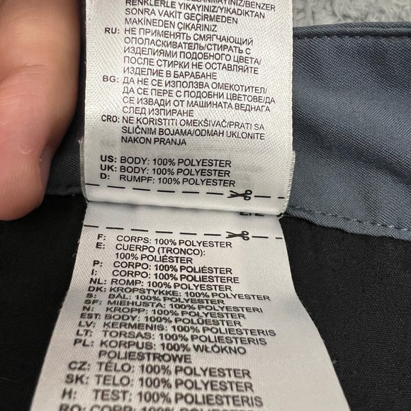 Adidas Pants Mens 34x32 Golf Performance Clima Lite 3 Stripes Gray Casual - Picture 4 of 11